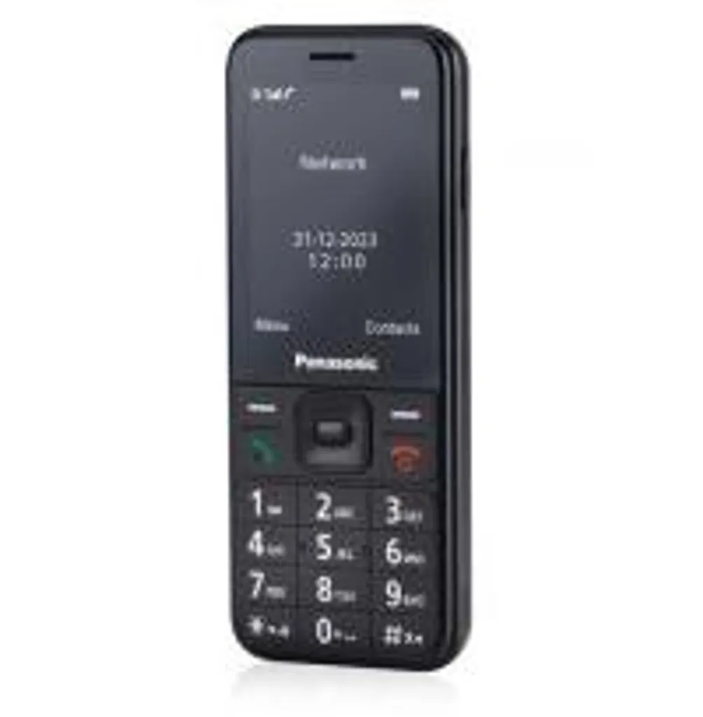Téléphone de Fonction Panasonic KX-TF200 Mobile Noir Léger et Ergonomique