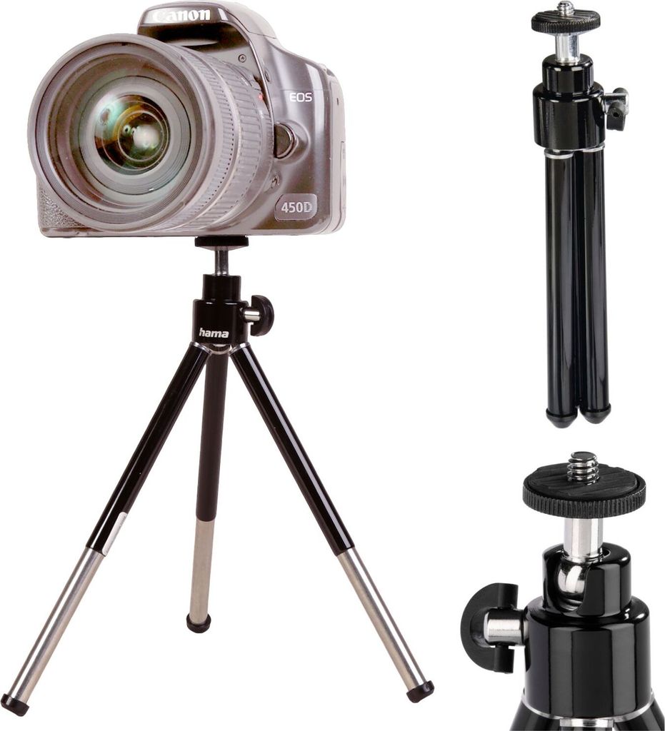 Hama Mini Treppiedi 14 21 cm 124 g testa 3D gambe in 2 Immagine del prodotto 