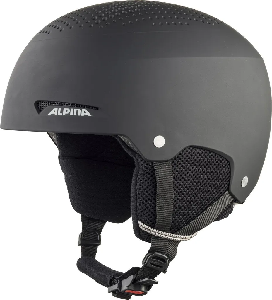Casque de protection sports d'hiver Zupo Noir Mat pour junior 51-55