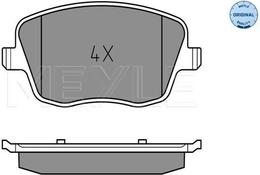 Plaquettes de frein avant anti-sifflement pour Seat Ibiza 6J 6P