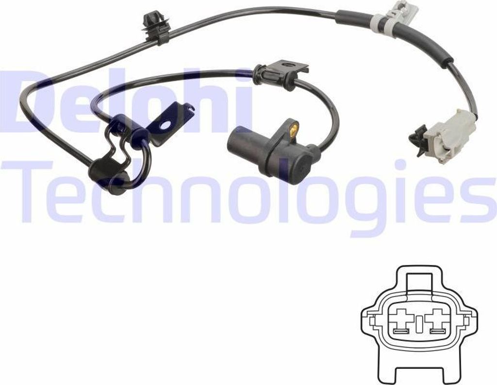 DELPHI SS20643 Raddrehzahlsensor OE 9567017110 kompatibel mit Matrix
