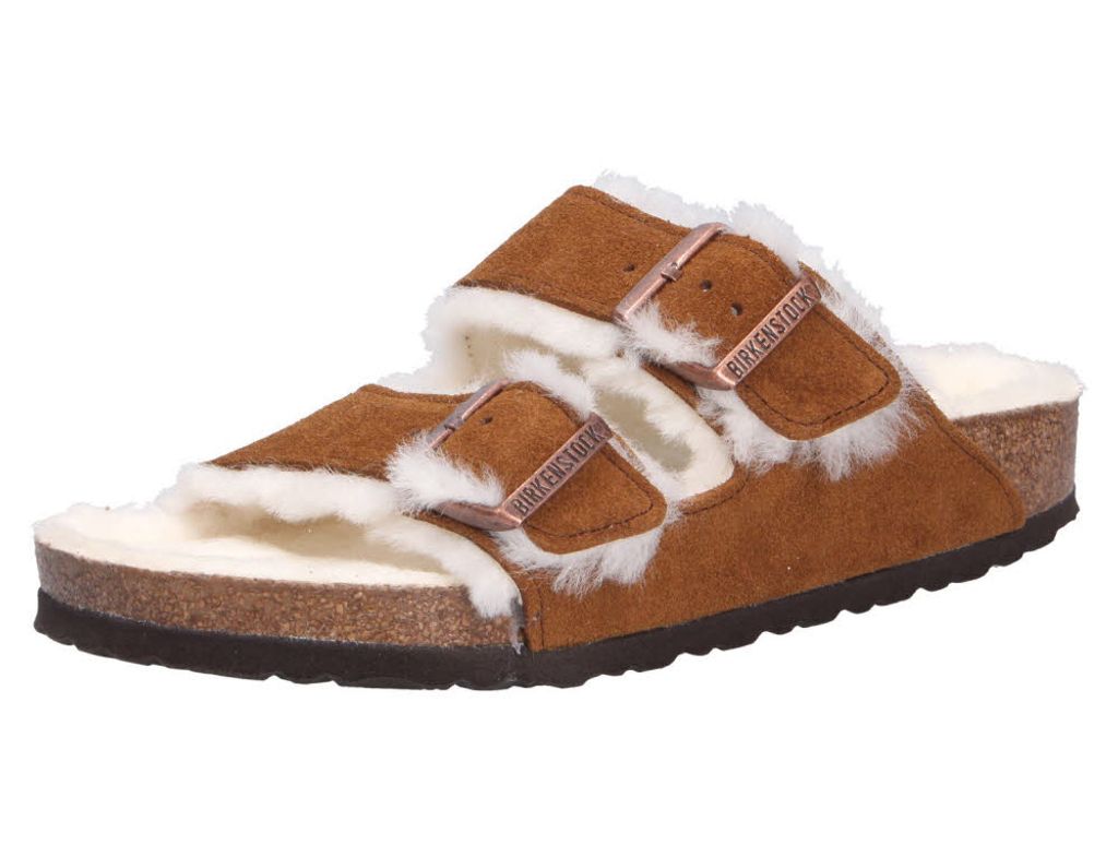 Birkenstock Arizona Shearl g Doppelt Riemen Wildleder Sandale Nerz – 7,5 UK - 41 EU - 10/10,5F - 8/8,5M US / Nerz