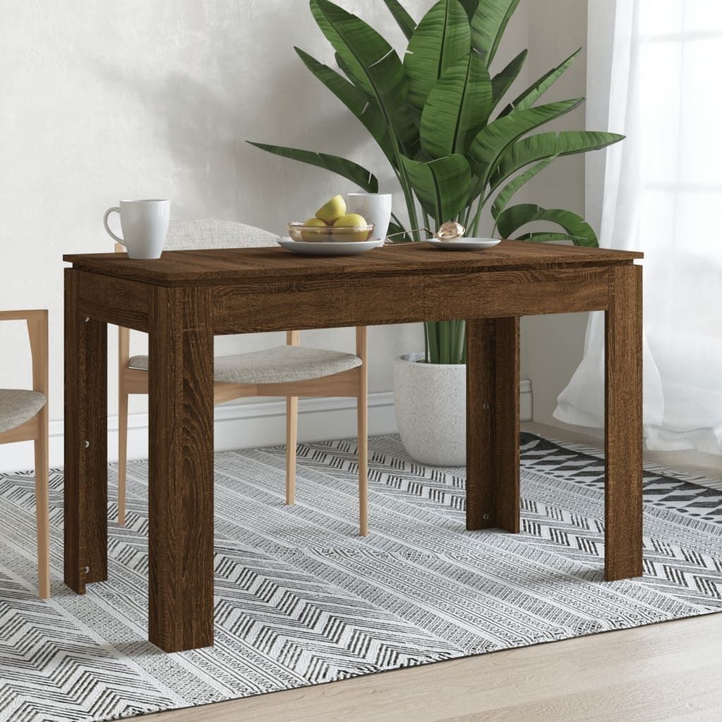 ZMH Esstisch Braun Eichen-Optik 120x60x76 cm Holzwerkstoff