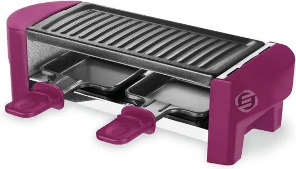 Gourmetstel inox 4 convives avec revêtement anti-adhésif Menu de fête