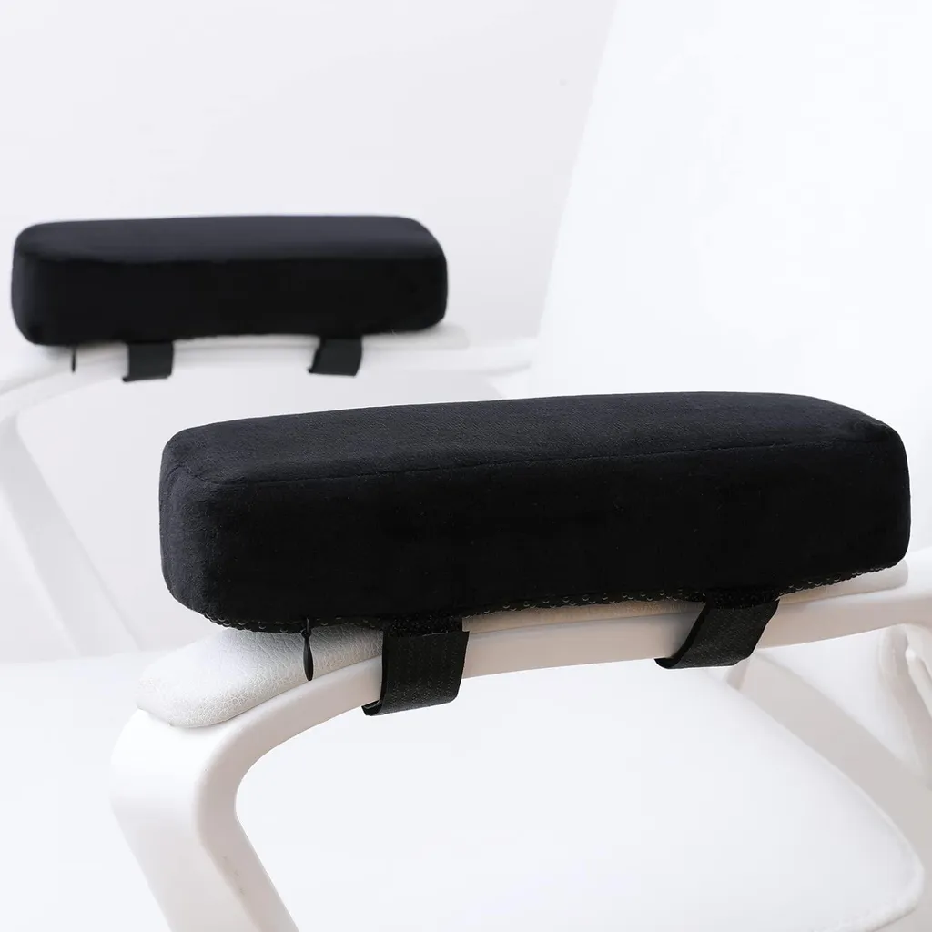 Coussins pour accoudoirs anti-pression 5 cm - Support coude ergonomique lot 2