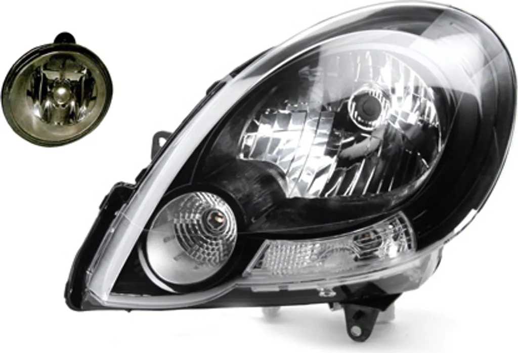 Set Fari e Fendinebbia Johns Renault Kangoo 2008-2013 - Ricambio H4