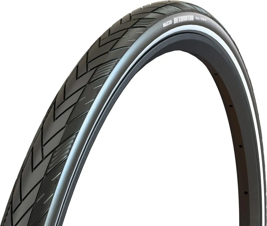 Maxxis Detonator 2024 Pneu Vélo Urbain Rigide 700x35C Argent