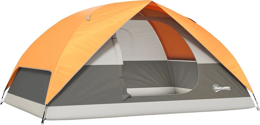 Campingzelt, 3-4 Personen Kapazität, strapazierfähige Stoffkonstruktion, MULTI