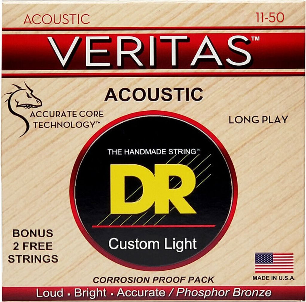 DR Strings VTA-11 Veritas Saiten für Akustikgitarre