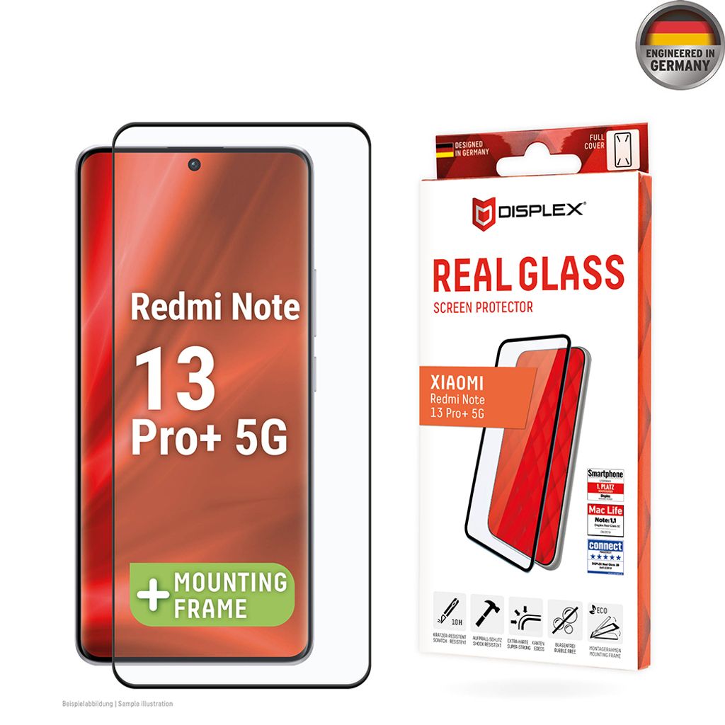 Pancéřové sklo Displex (10H) pro Xiaomi Redmi Note 13 Pro+ Obrázek produktu 5