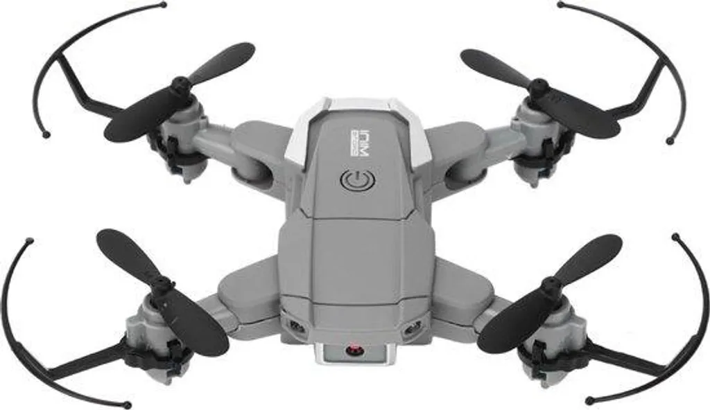 Mini-drone pliable noir avec caméra 4K UHD pour des prises de vue pro