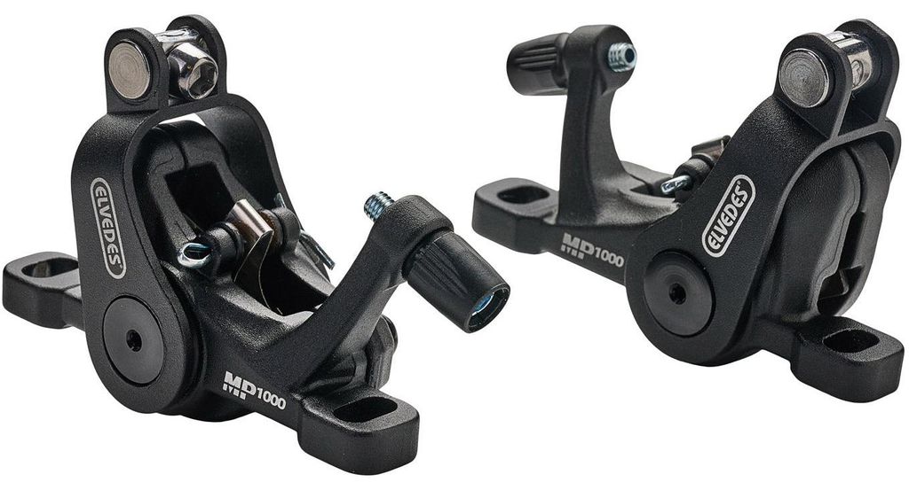 ELVEDES Mechanische Scheibenbremsbremsklaue MP1000 Doppelkolben Post -Mount