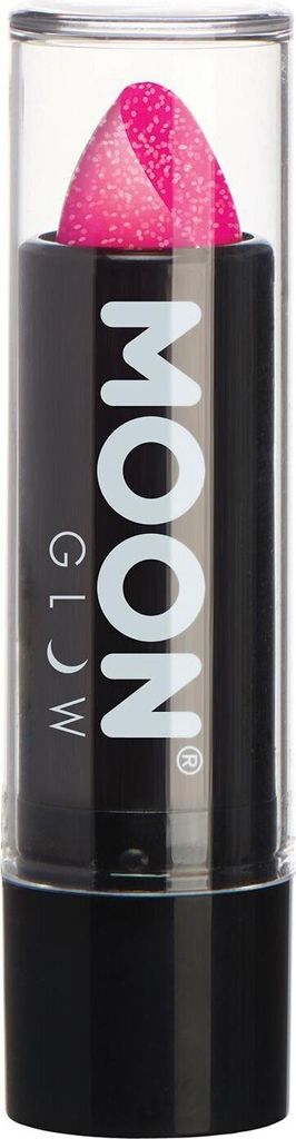Moon Glow Neon UV Glitzer Lippenstift magenta