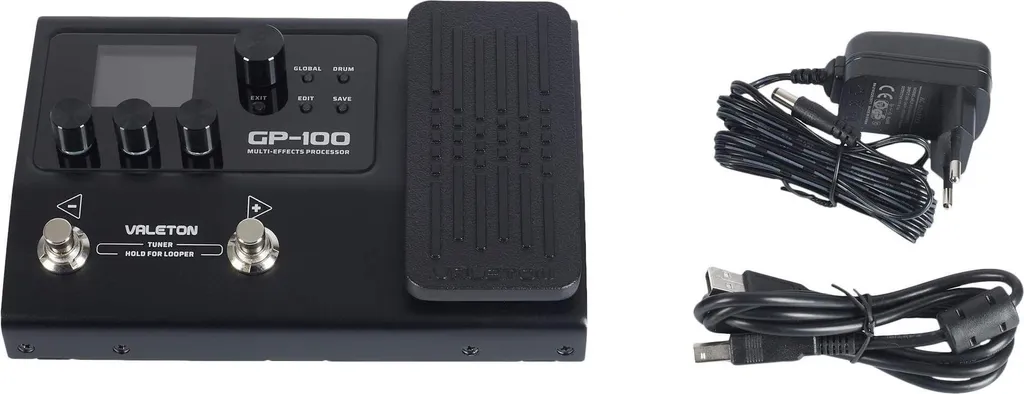 Valeton GP-100 Multi-effet Compact avec Boîte à Rythmes et Looper Pro - 9