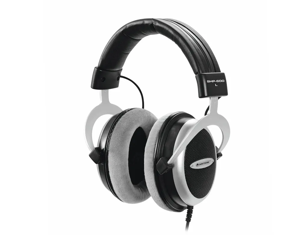 Casque audio filaire avec micro Omnitronic 14000329 pour appels et musique
