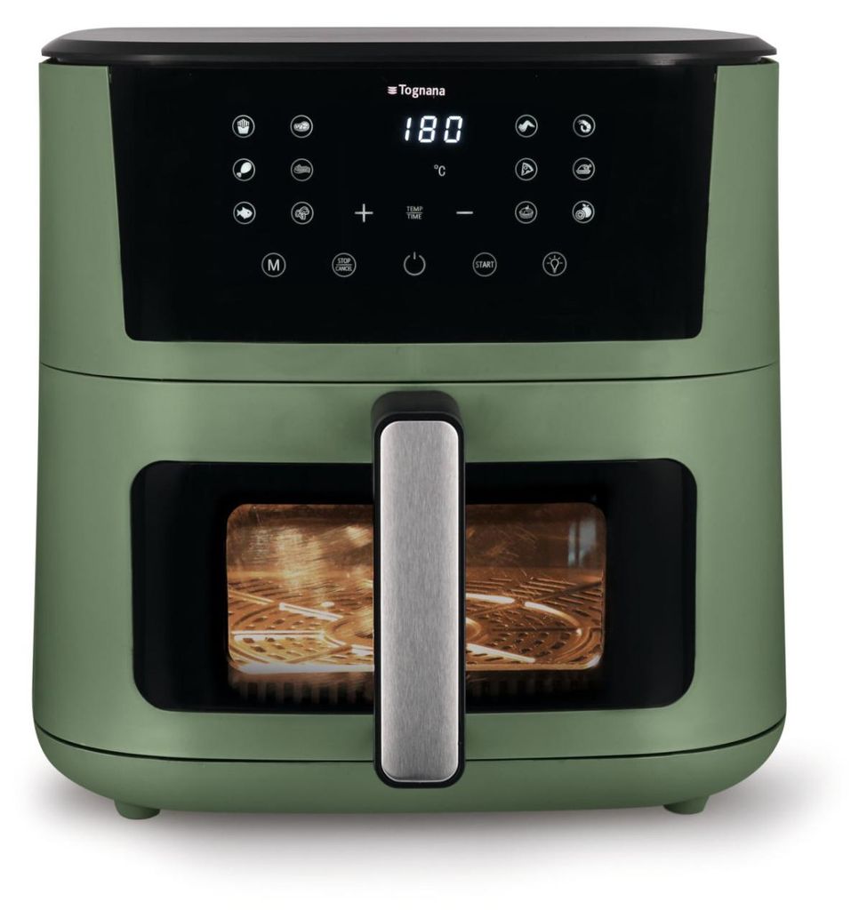 Freidora de aire Tognana, 10 litros, color verde, 2300W, Imagen del producto 