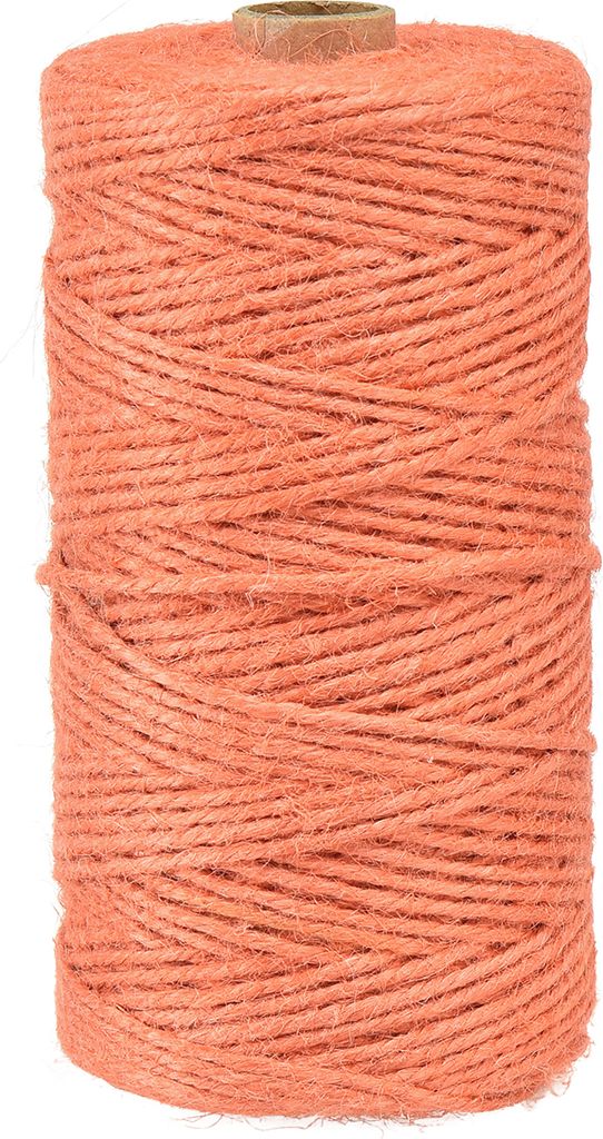 Juteband Jutekordel Band Jute Orange Ø3mm 200m Dekoband Geschenkverpackung Herbstdeko Gartenblumen