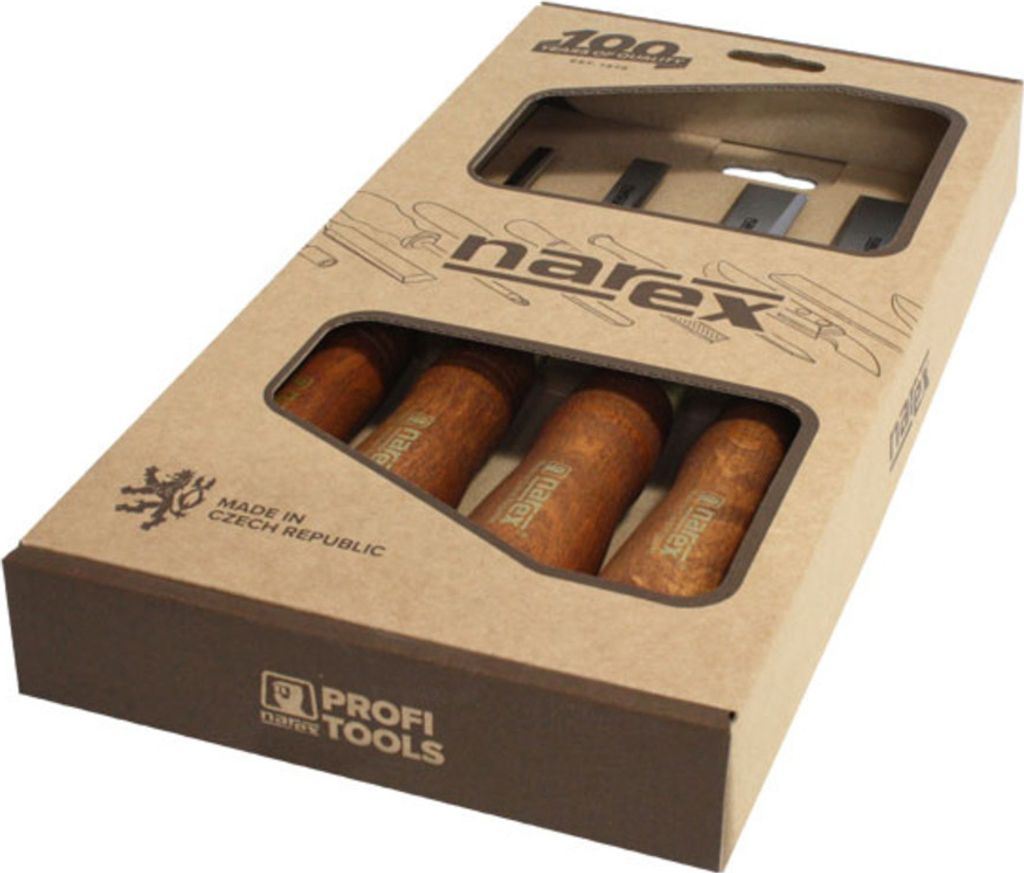 Sada plochých dlát PREMIUM, WOOD LINE PLUS, 6-12-20-26 Obrázok produktu 