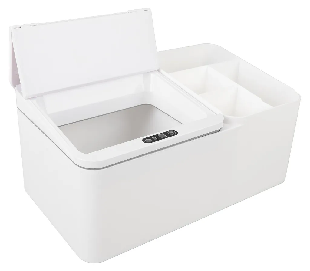 Boîte de rangement intelligente à induction pour bureau multi-compartiments - 10