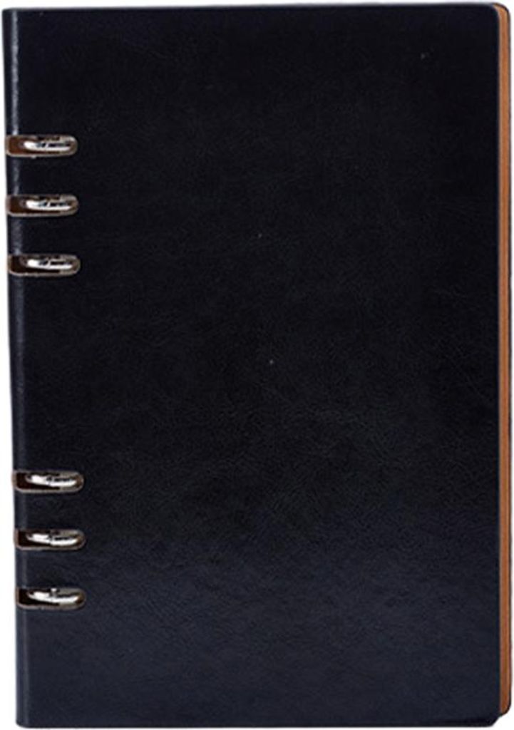 A5-Notizbuch mit losen Blättern, Geschäftskalender, Bürobedarf, Notizen, 6-Ring-Ordner