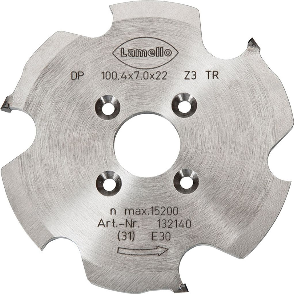 Lamello P-System Nutfräser, Ø 100.4x7x22 mm (Diamant) | 132140
