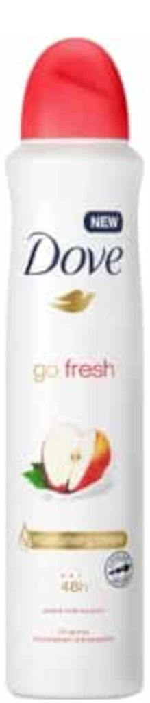 Dove Deospray – Go Fresh Apfel & Weißer Tee 250 ml