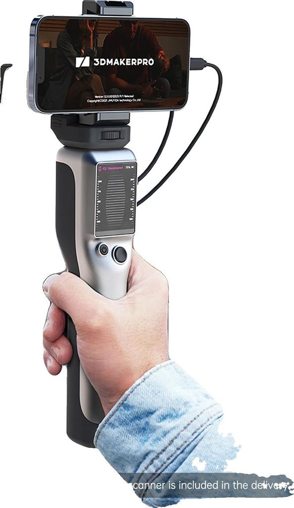 scanner 3D, précision de 0,02 mm, design léger, Image du produit 