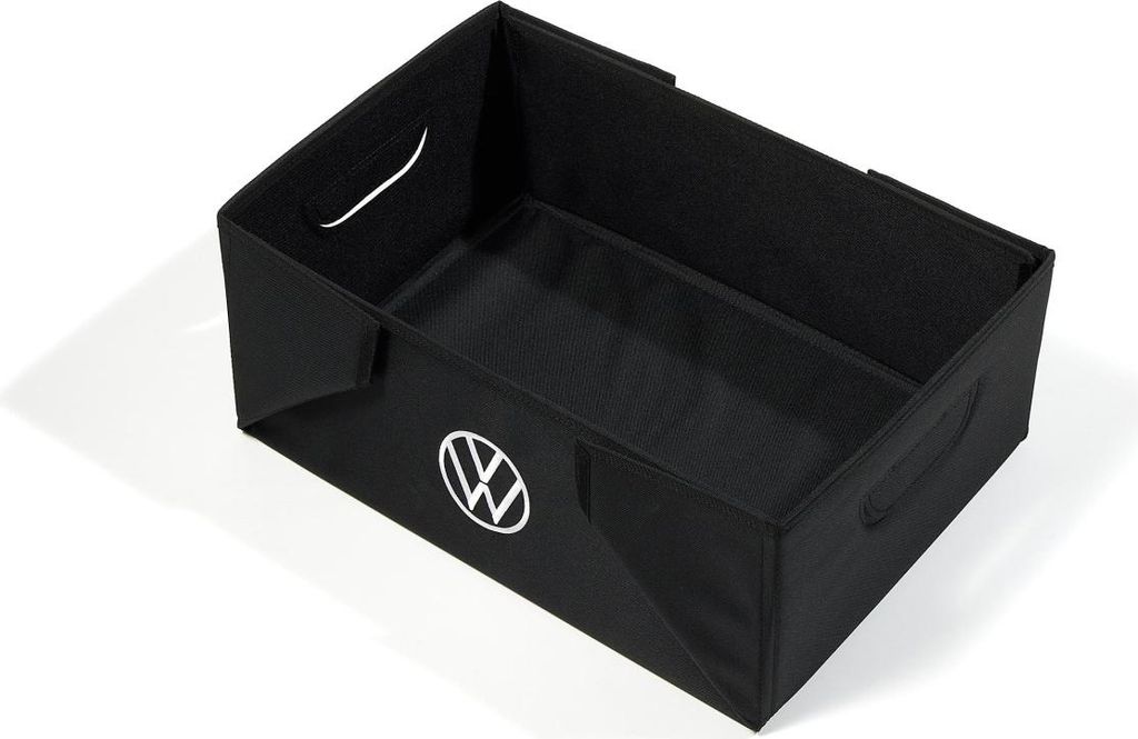 Original VW Faltbox schwarz Kofferraumbox Aufbewahrungsbox Produktbild 