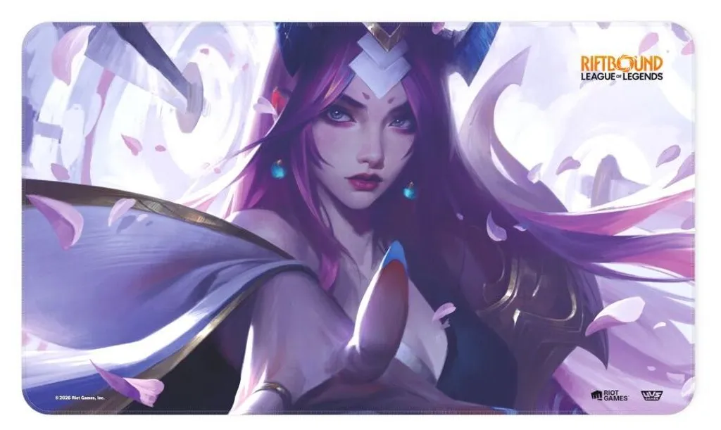 Playmat antidérapant Irelia Spirit Blossom 61x35 cm : fini les cartes usées