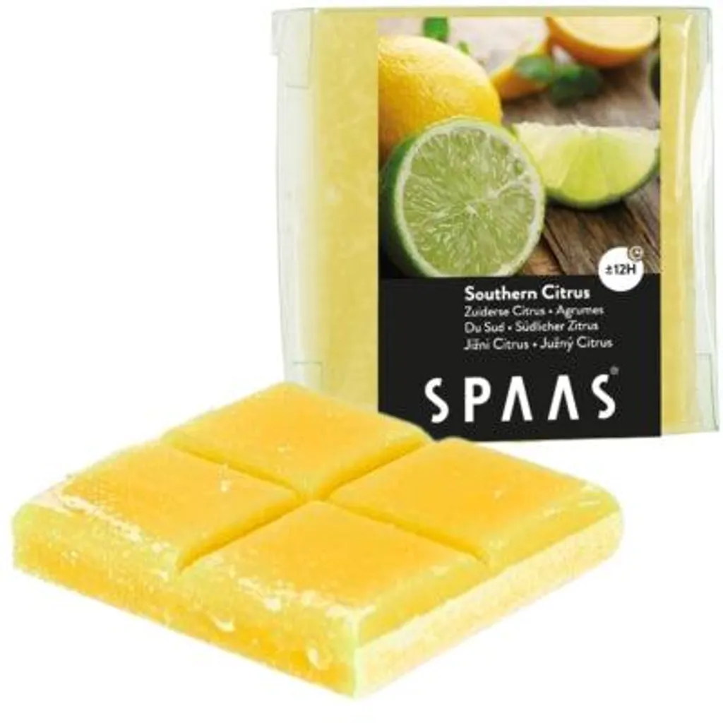Spaas Cire à Fondre aux Agrumes du Sud 6,5 cm - Boîte de 24 Pièces