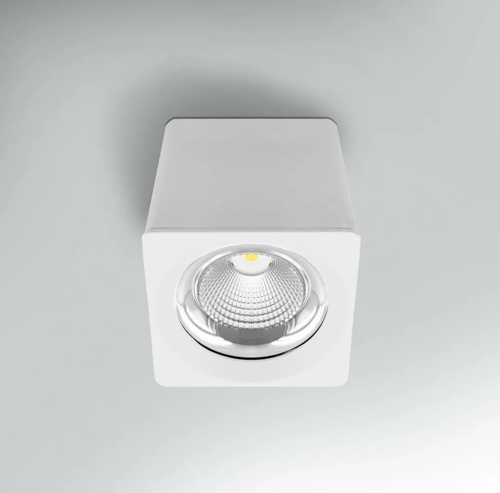 Plafonnier LED puissant 35W anti-éblouissement 3000K CENTURY QUBE