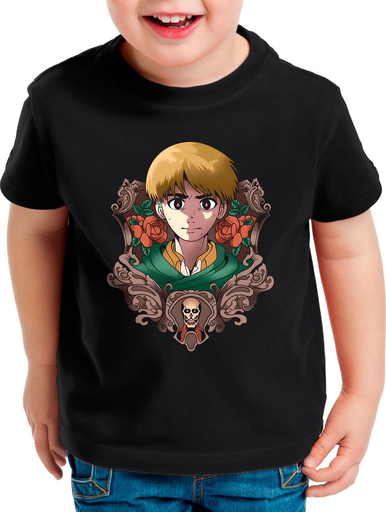 A.N.T. Colossal Crest Kinder T-Shirt attack anime japan manga on titan aot