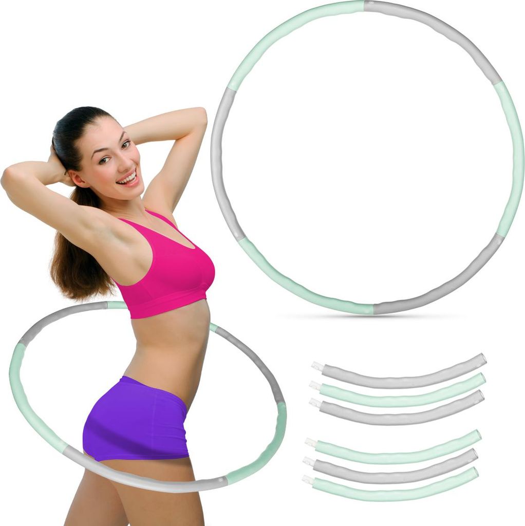Gymtek® Hula Hoop Faltbarer Reifen - 100cm Durchmesser - Produktbild 