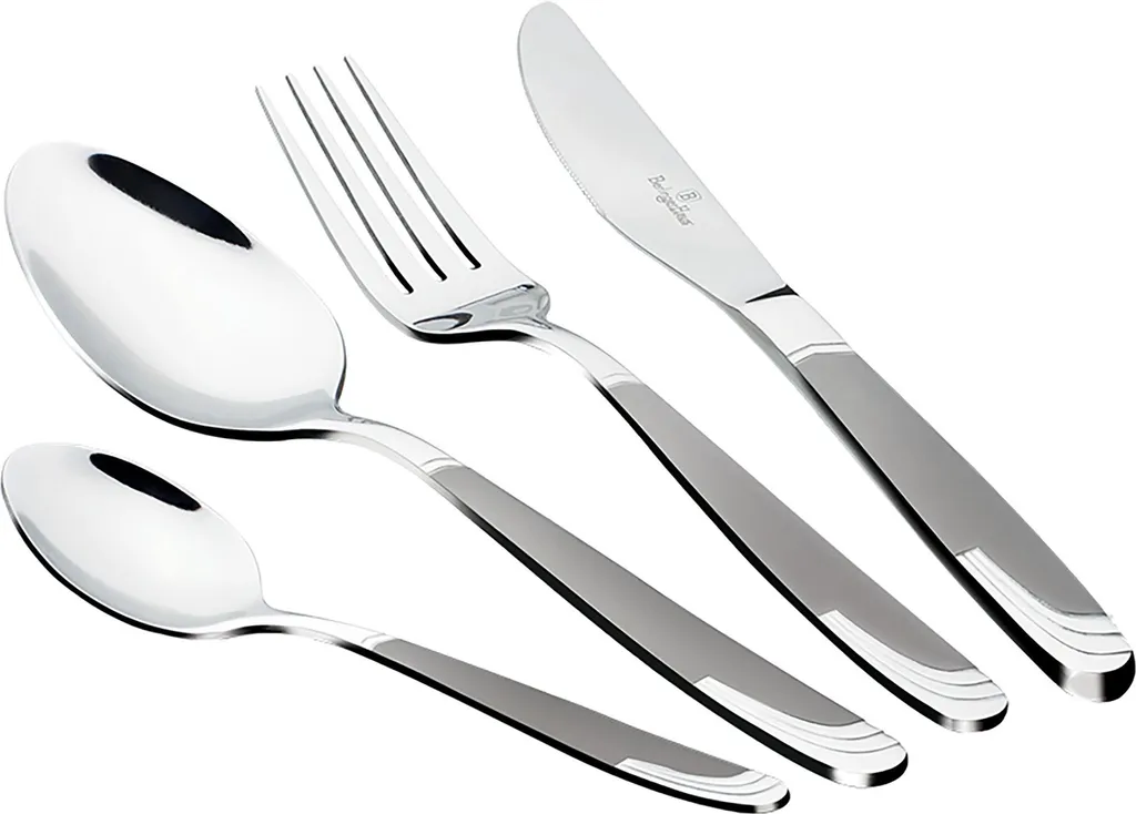 Set 24 Posate Berlinger Haus Matt-Mirror: Eccellenza in Acciaio Inox