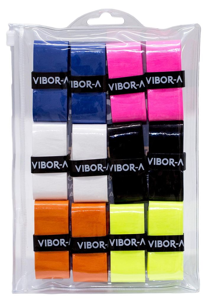 Packung mit 18 Overgrips Smooth Enebe Mehrfarbig