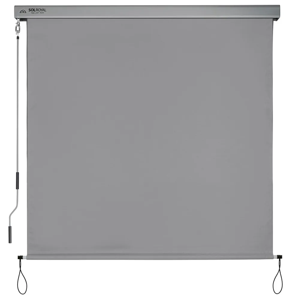 Store vertical extérieur SolVision MS5 gris 180x250cm contre la chaleur