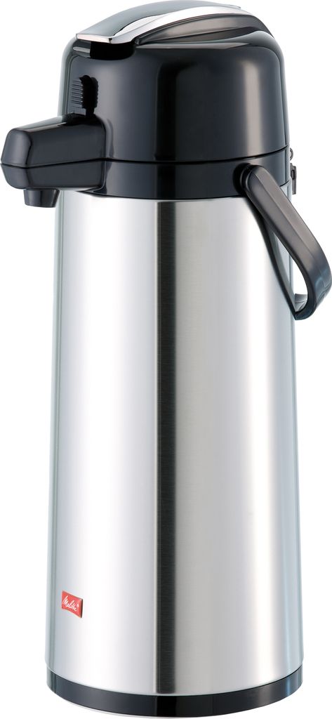 Melitta Isolierkanne 16718 2,2l silber/schwarz Produktbild 