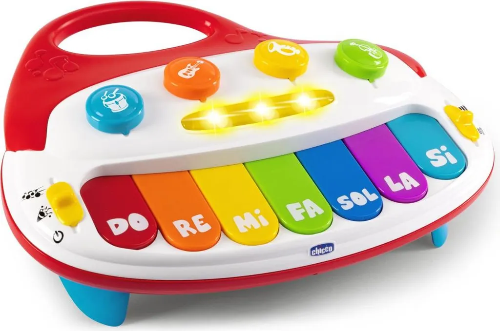 Chicco 00012242000000 Jouet Musical 5 en 1 Tambour Guitare et Piano