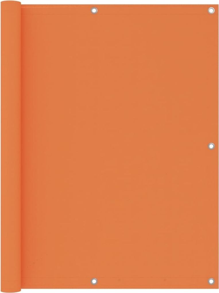 Maison Exclusive - Balkon-Sichtschutz Orange 120x600 cm Oxford-Gewebe