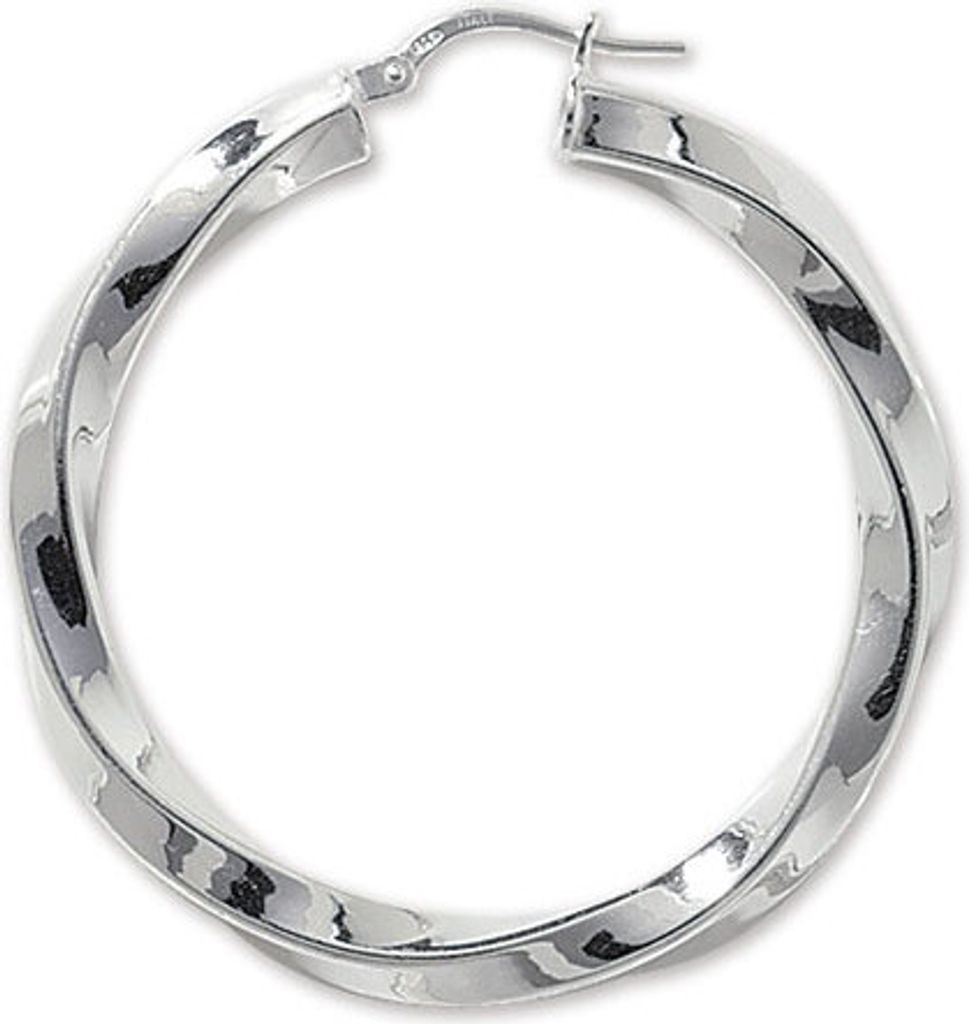 Oorbellen voor dames, zilver 925, 30mm; TRS17371MM30 Productafbeelding 