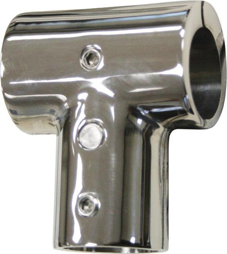 Relingfitting T-Stück klappbar für Rundrohr Ø 22 mm Edelstahl V4A