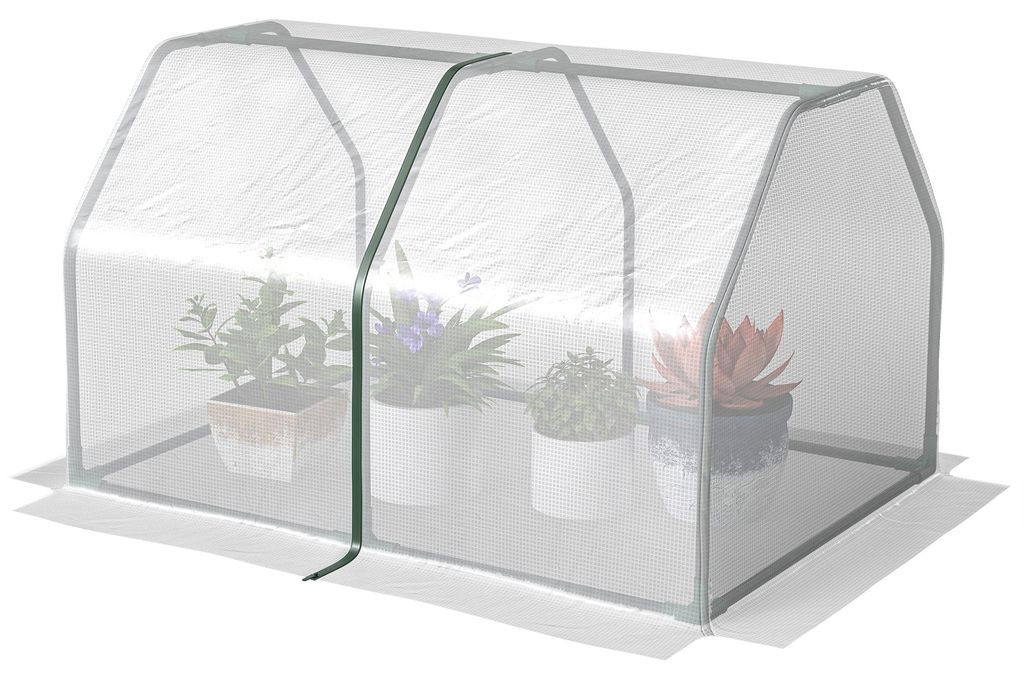 Outsunny Foliengewächshaus UV-beständiges Mini Gewächshaus Produktbild 