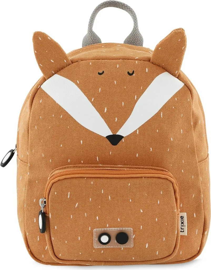 Petit cartable enfant renard Trixie Mr. Fox orange résistant à l'eau