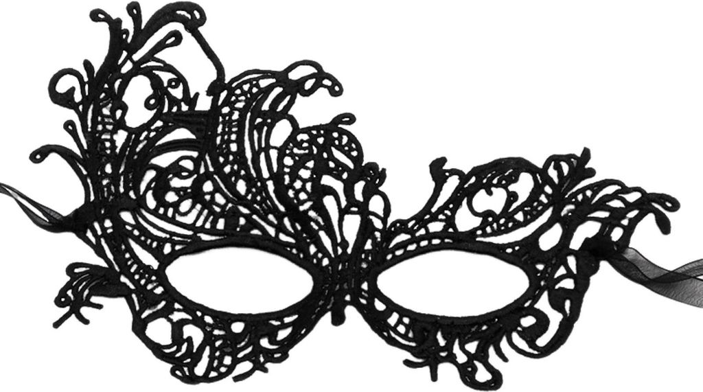 Damen Spitzenmaske, Halbgesichtsmaske, venezianische Maske, verdickte sexy Partymaske für Maskerade, Kostümparty, Abschlussball, Karneval
