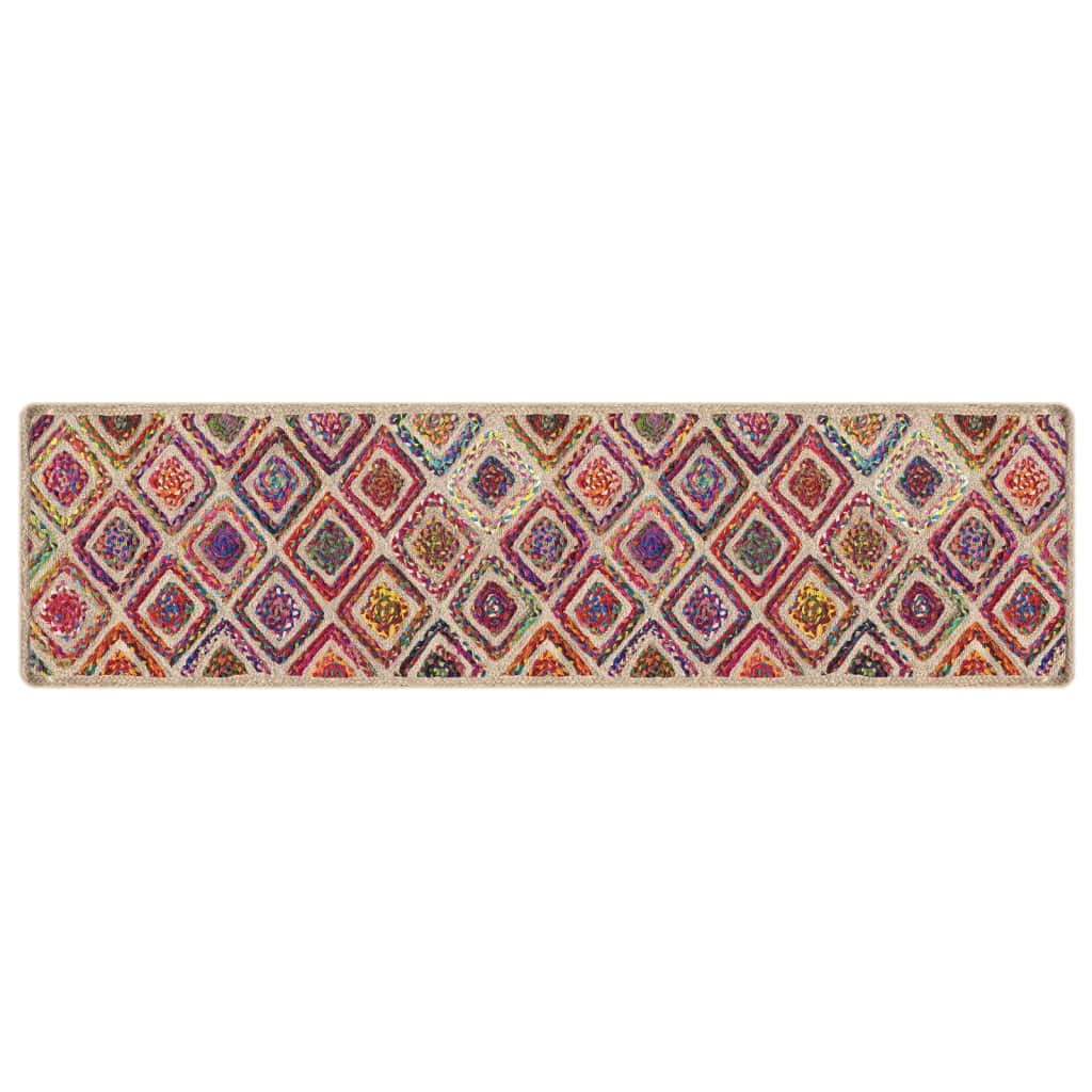 vidaXL Tappeto Lavabile Multicolore 80x300 cm Antiscivolo Immagine del prodotto 