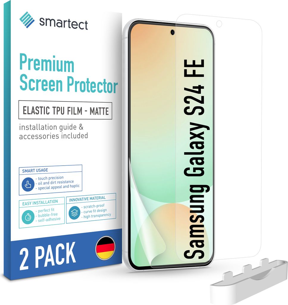 2x TPU Schutzfolie Matt für Samsung Galaxy S24 FE Displayschutz Panzerfolie