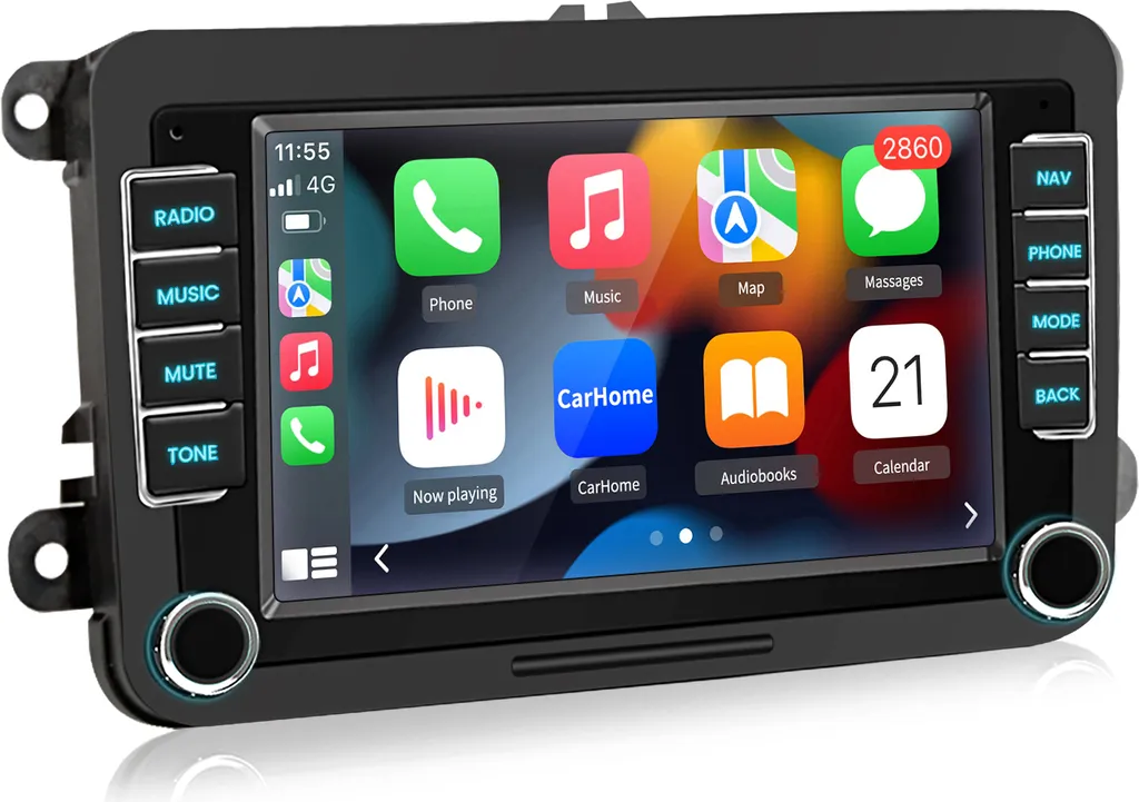 Sistema Infotainment VW Android 13 2DIN 7 Pollici GPS WiFi Bluetooth - 1