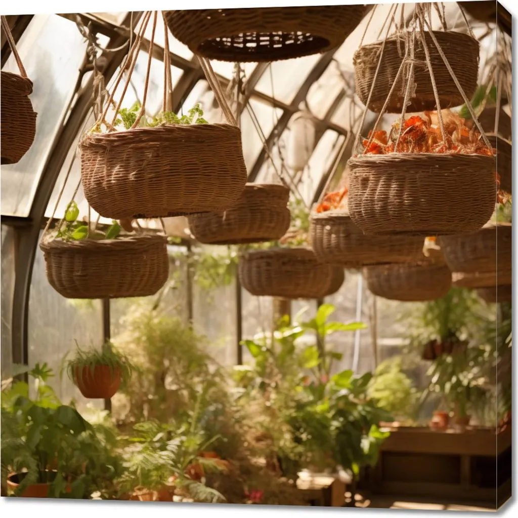 Quadro 90x90cm Giardini sospesi