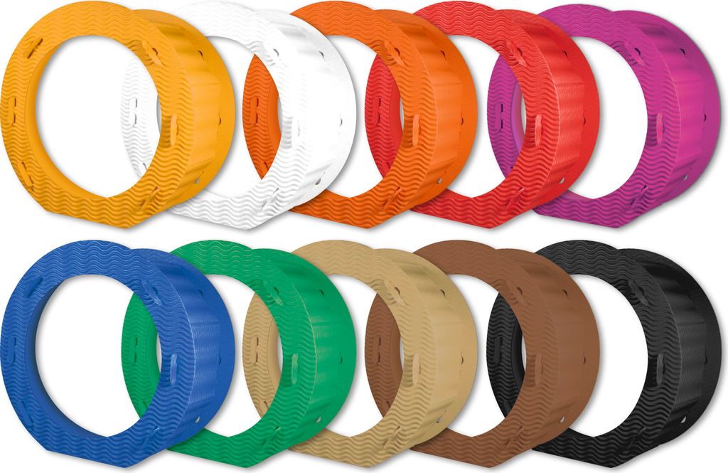 URSUS Runde Laternen 3D-Wellpappe, 10 Farben, 21cm, 10Stk.