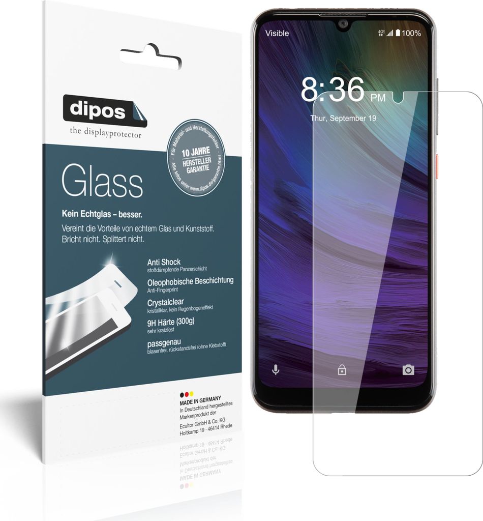 2x Schutzfolie für ZTE Blade A7 Prime - Anti-Shock 9H Folie Produktbild 